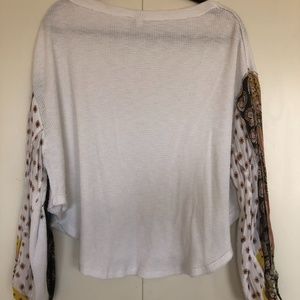 Free People Blossom Thermal Ivory Combo